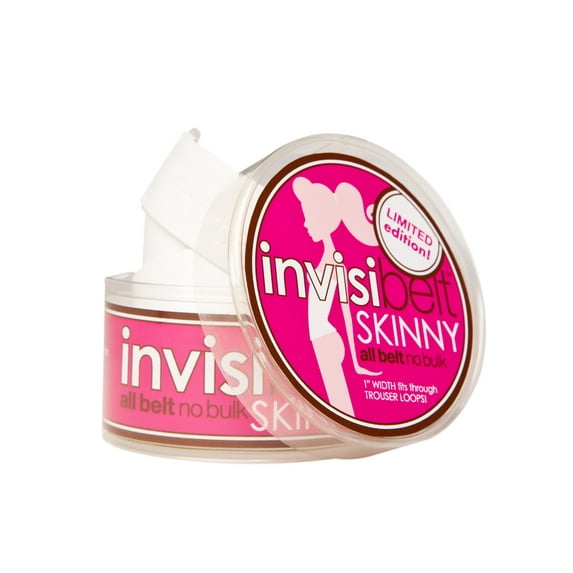 Invisibelt Skinny Lay Flat Women's Belt - White (Fits Size 0-18)