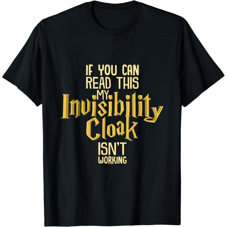 Invisibility Cloak Shirt Geek Book Movie Lover Tshirt Kids Invisibility Cloak Shirt Geek Book Movie Lover Tshirt Kids