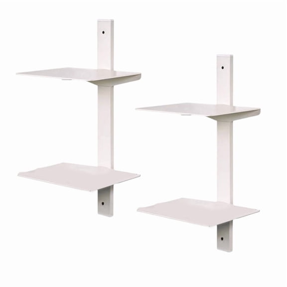 Invisibility Floating Book Shelves for Wall, Loads 60LBS, Vertical Spine Book Tower Floating Bookshelves 2 Pack