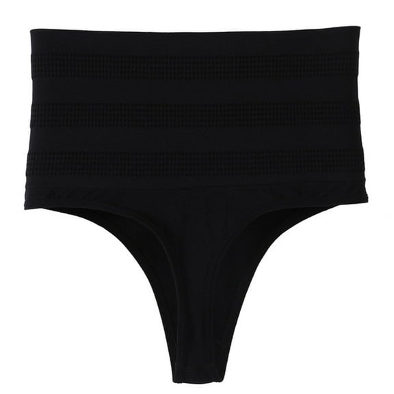 Invisible Abdomen Control Underwear For Women High Waist Breathable Nylon Fabric Panties Lingerie Shapewear Briefs Thong