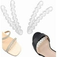 thumbnail image 1 of Invisible Anti-Slip Heel Foot Cushion Pads Stickers,Non-Slip Forefoot Strips Sticker Adjustable & Self-Adhesive Women Sandals high Heels Stickers (2 Pairs), 1 of 10