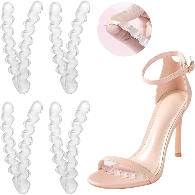 Invisible Anti Slip Heel Foot Cushion Pads Stickers.Non Slip Forefoot Strips Sticker Adjustable Self Adhesive Women Sandals high Heels Stickers 4 Pairs A Walmart