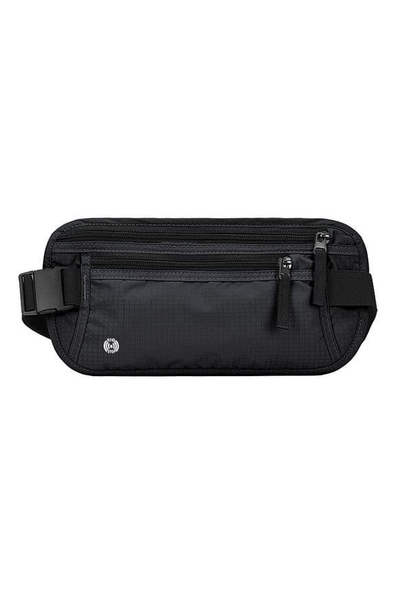 Invisible Anti-Theft Travel Waist Bag Multifunctional Phone Wallet RFID Blocking Card Holder Outdoor Sports Jogging Waist Bag