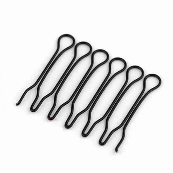 Invisible Bangs Hair Black Waved U-shaped Front Clips Comb Curve Roll Clips Bang Pin Invisible N1I5 Clip Comb Fringe Hair