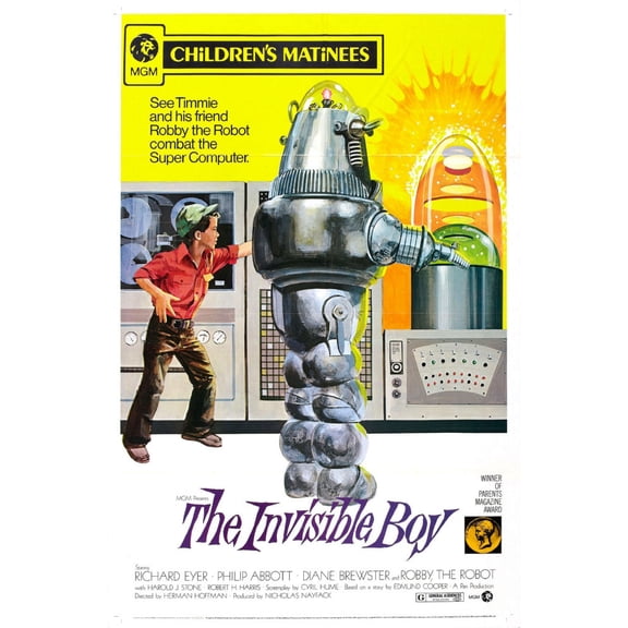 Invisible Boy Movie poster Metal Sign 8inx 12in Print on Metal 8x12 Square Adults Best Posters