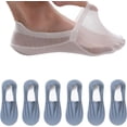 thumbnail image 1 of Invisible Breathable Anti-Slip Socks for Men, Ultra Thin No Show Socks, Non Slip Mesh Liner Socks Low Cut Ankle Socks, 1 of 7