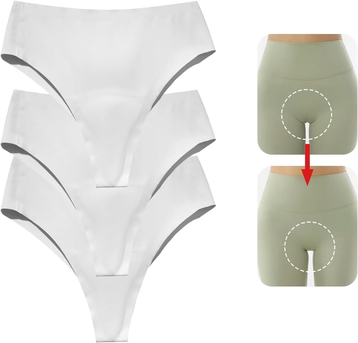 Invisible Camel Toe Thong No More Camel Toes & Front Wedgies Anti ...