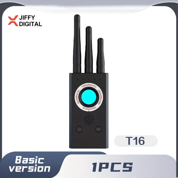 Invisible Camera Detector, Anti-Spy Finder, GPS & Tracking Device Detector for Hotel, Home, Airbnb, Office, Long Standby T15