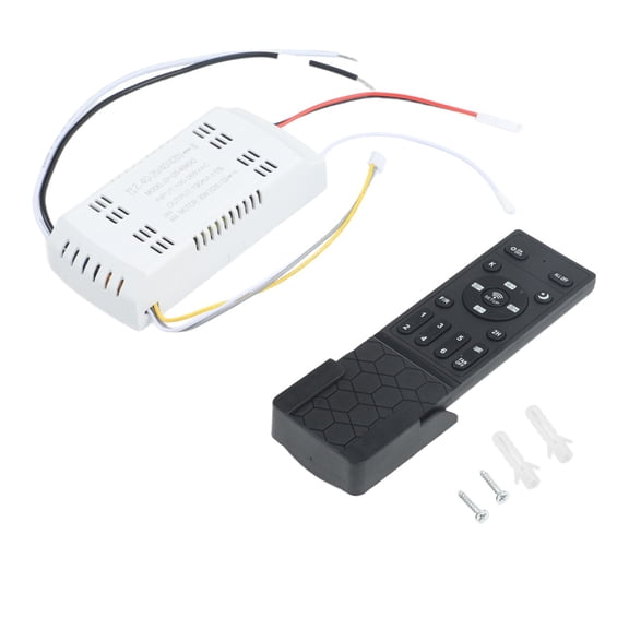 Invisible Ceiling Fan Light Remote Control With DC Inverter Stepless Dimming, 6-Speed Adjustment And 2 Hour Timer, Compatible Replacement With Receiver(B)