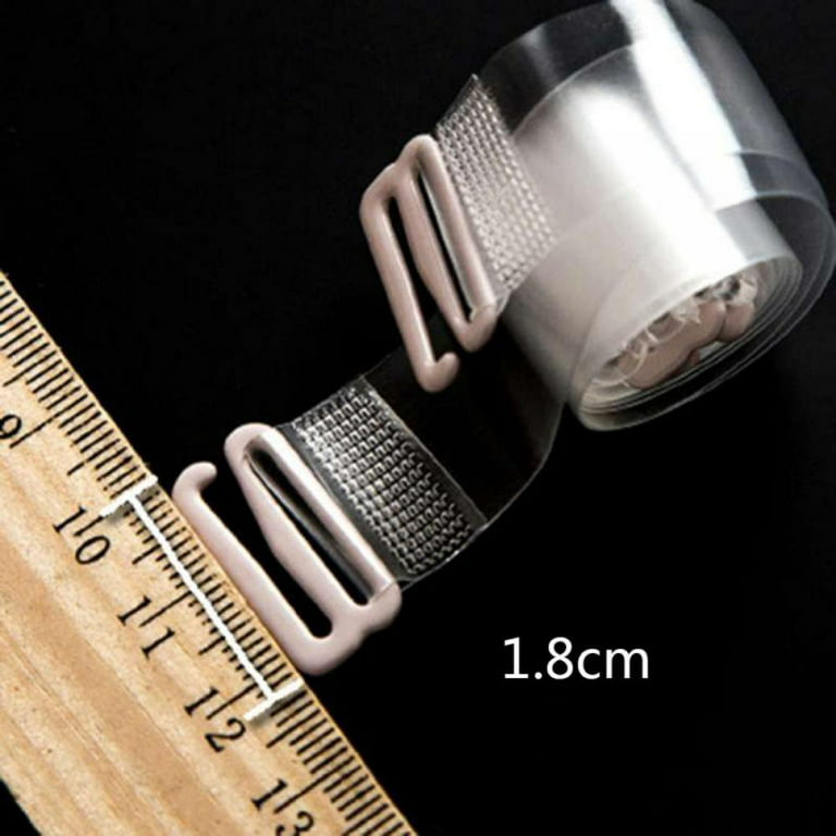 Invisible Clear Bra Strap Non-Slip Adjustable Bra Strap Soft 1 Pair  Transparent Shoulder Strap