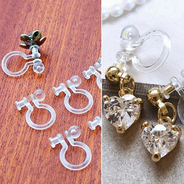 Invisible Clip-on Earring Converters For Non Pierced Ears Jewelry Findings