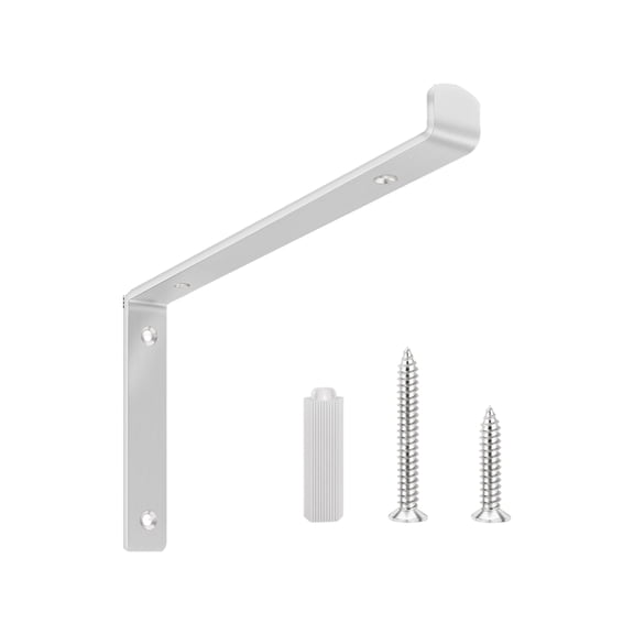 Invisible Corner Shelf Brackets Reinforced Metal Floating Furniture Mount for Home Office Storage
