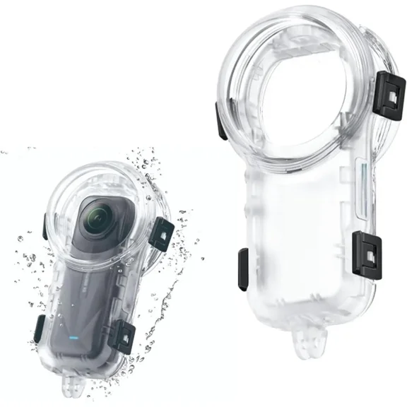 Invisible Dive Housing Case for Insta360 X5, 60m Depth Resistant to Scratches and Drops, Waterproof Case for Insta 360 X5