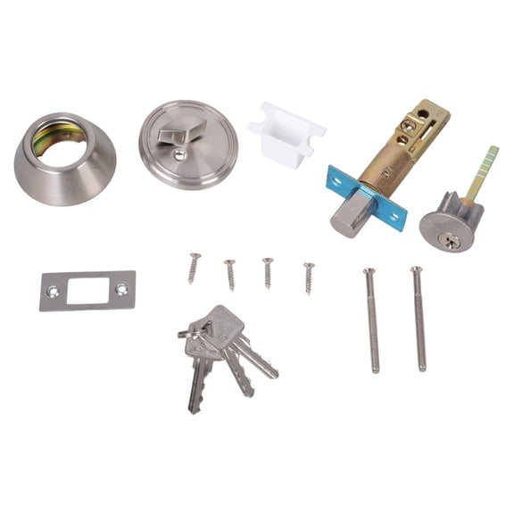 Invisible Door Lock with Key Interior Door Antitheft Stainless Steel Lock