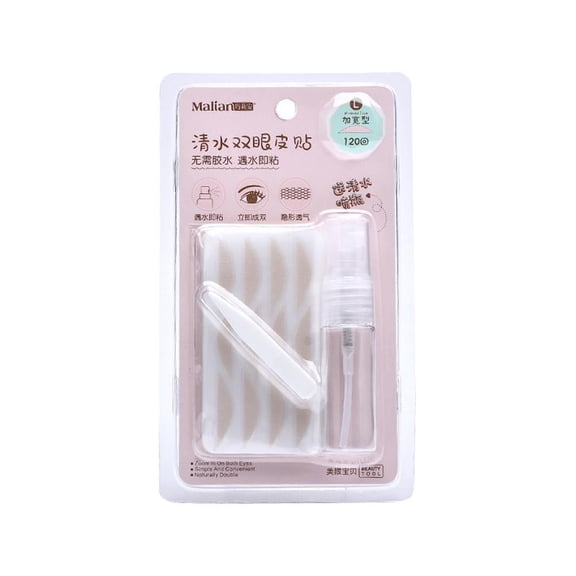 Invisible Double Eyelid Patch, Lace Mesh Eyelid Tape for Hooded Eyes, Natural Lift Invisible Eyelid Stickers for All Skin Types, 120 Count