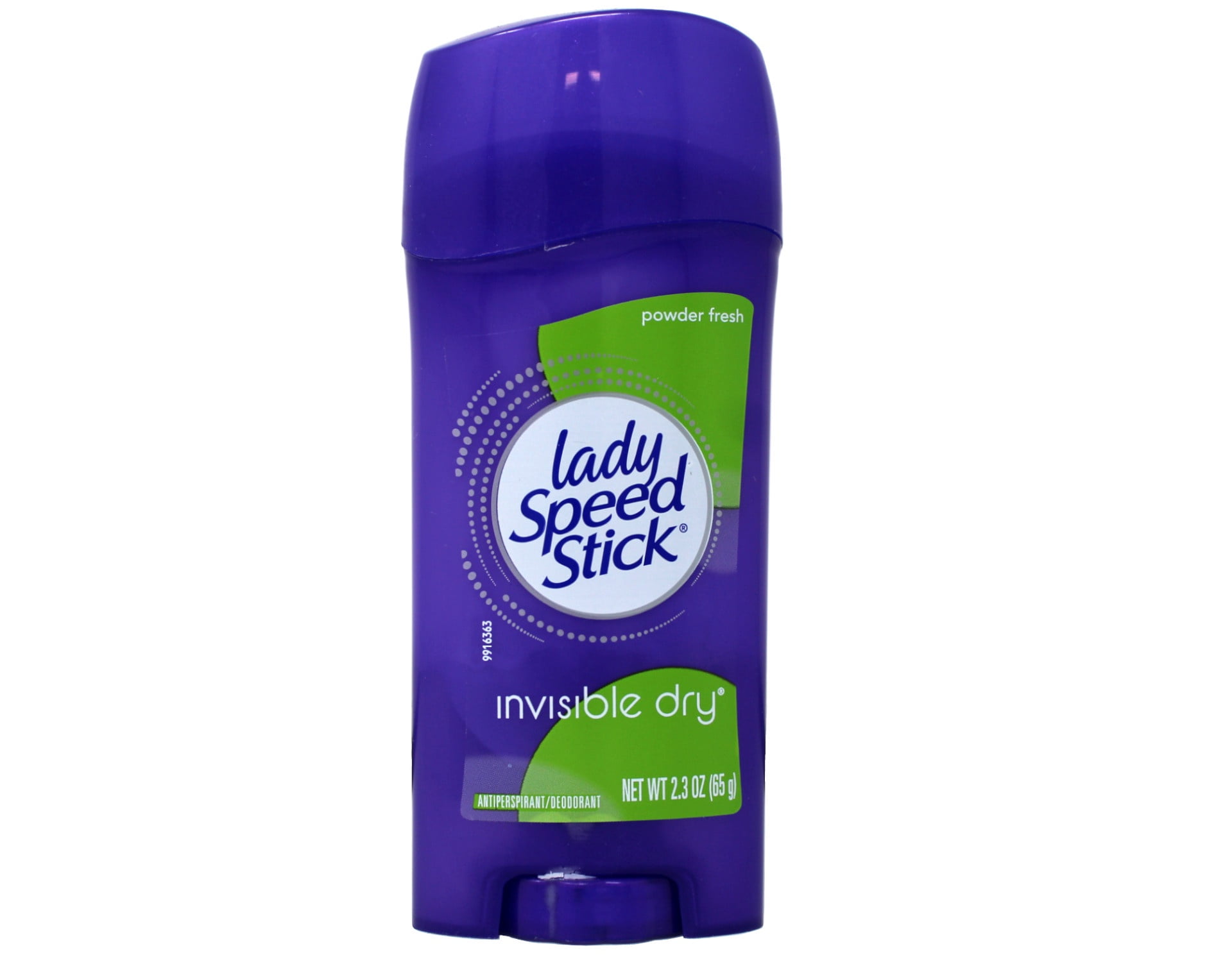 Lady Speed Stick Deodorant 2.3 Ounce Powder Fresh Invisi Dry (Pack of 8)