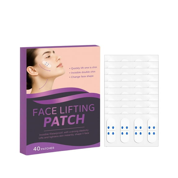 Invisible Face Lift Tape For Sagging Double Chin Eyes 40 Patches Waterproof