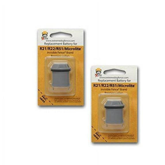 Invisible Fence Brand Compatible Batteries (eXtreme Dog Fence Brand) 2 Pack