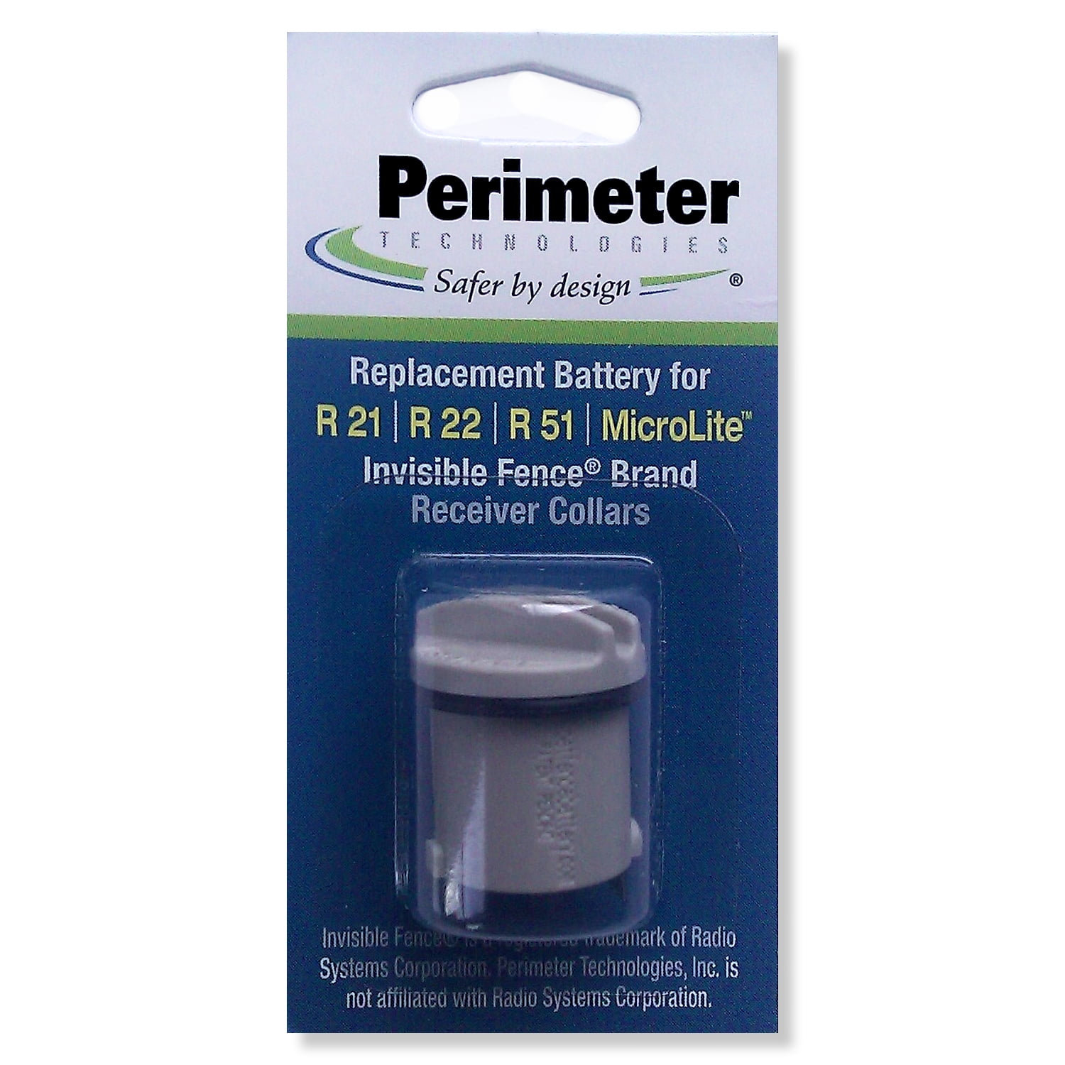 Invisible Fence R21 and R51 Dog Collar Battery by Perimeter Technologies -  Walmart.com