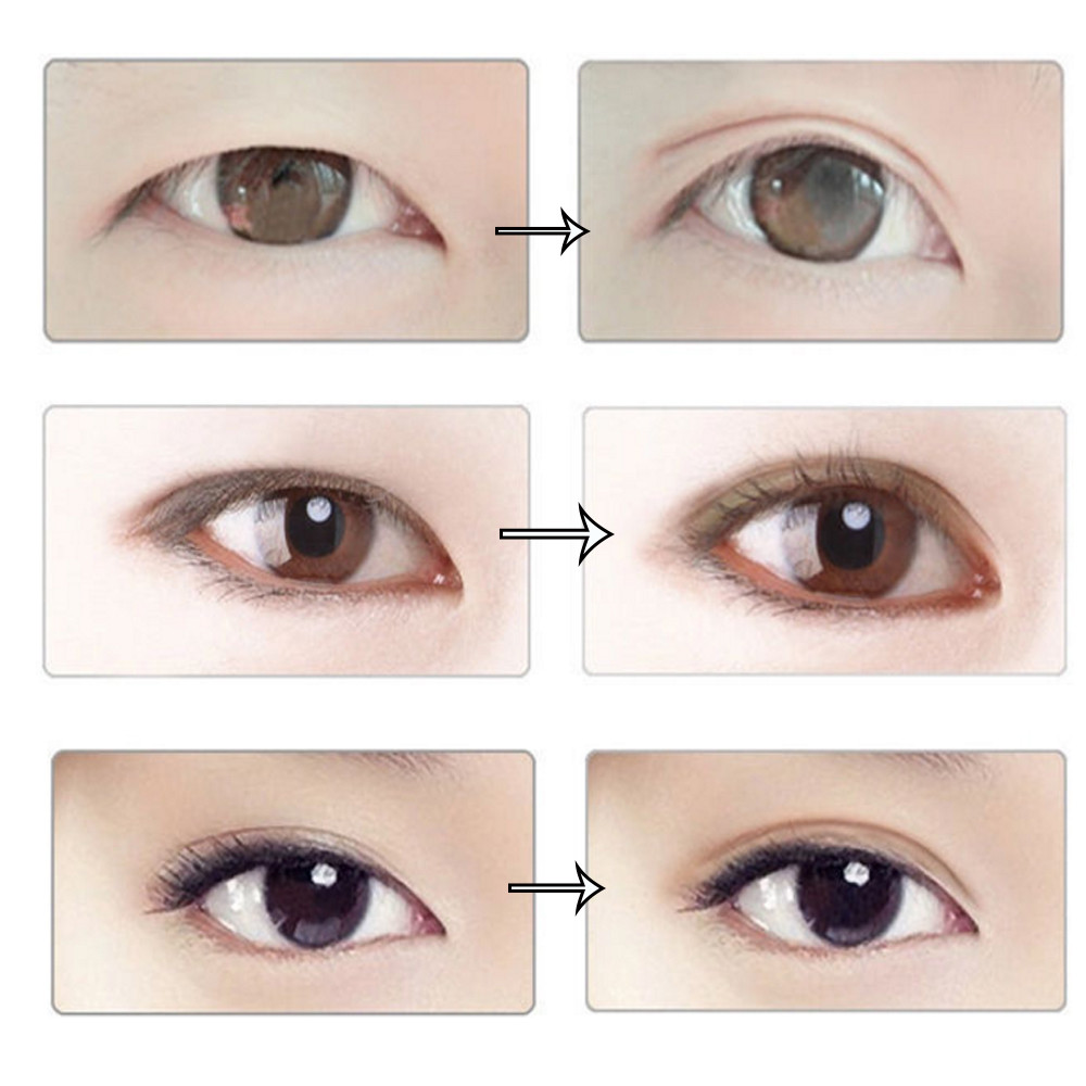Invisible Fiber Double Side Adhesive Eyelid Stickers Technical Eye