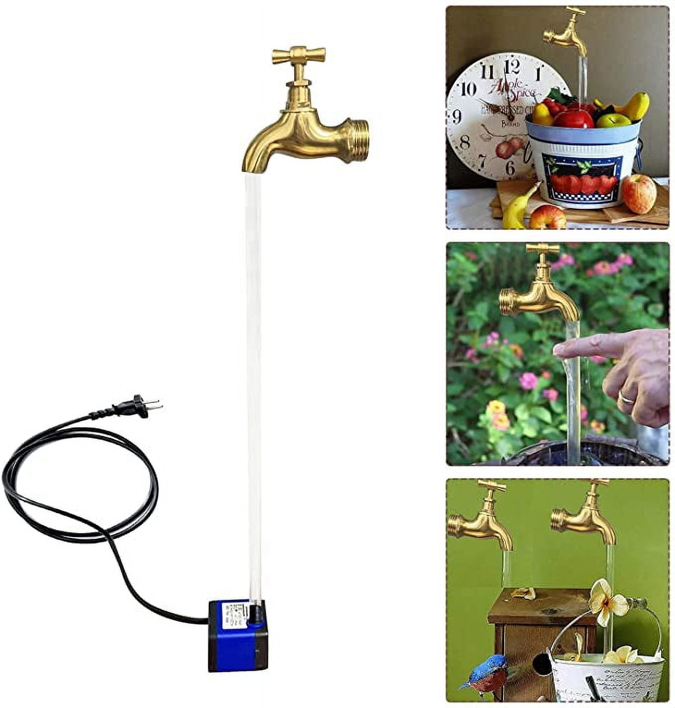 Invisible Flowing Spout Watering Can Fountain, Floating Tap Fountain