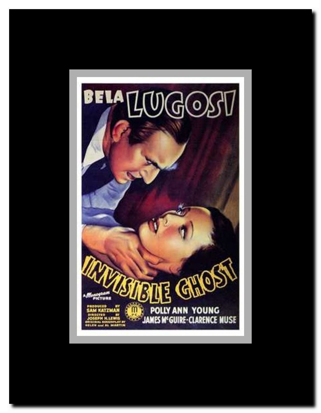 Invisible Ghost Framed Movie Poster