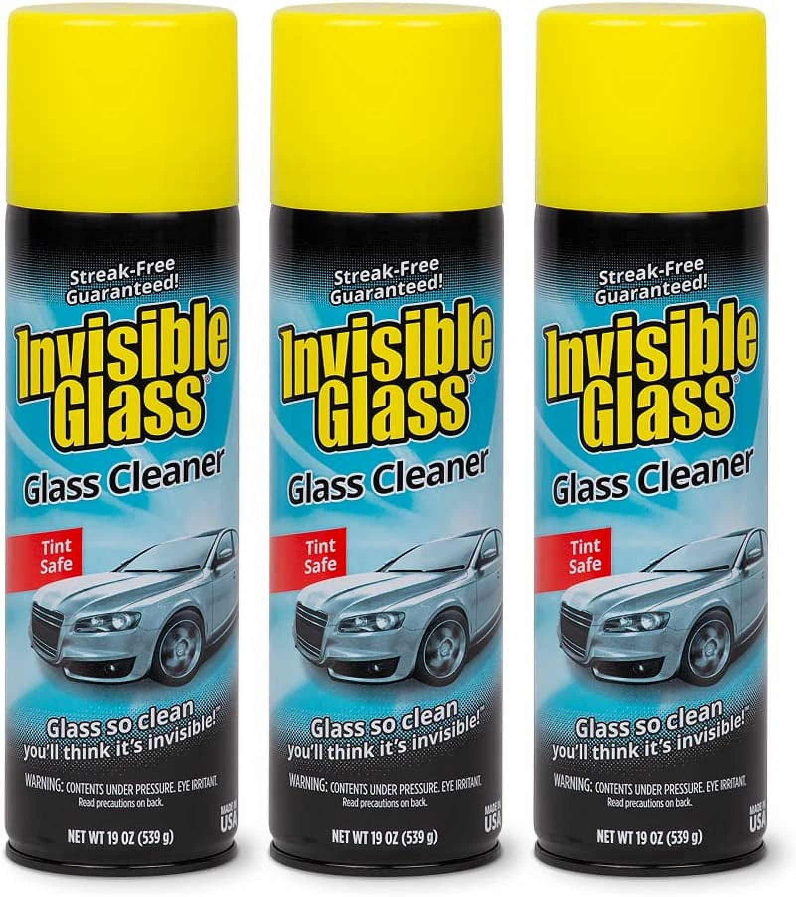 JT's Ceramic Glass Cleaner - Car Window Cleaner | Car Wash All-Natural Streak Free Formula for Car Cleaning | Safe on Tinted & Non-Tinted Glass | Wont