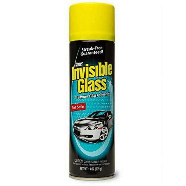 Invisible Glass 91164 19-Ounce Cleaner for Auto and Home for A Streak-Free Shine Deep Cleaning Foaming Action Safe for Tinted and Non-Tinted