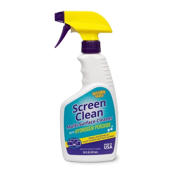 Invisible Glass 92013 Screen Clean Multi-Surface Cleaner Perfect for Phones, Tablets, Laptops, Monitors, Screens, TVs, Electronics, Eyewear, and More, Safe on Delicate Surfaces, 16 Fl Oz, Pack of 1