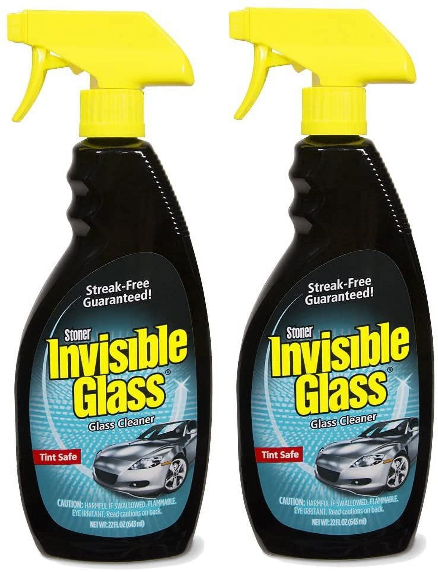  Invisible Glass 90166-2PK Lint-Free and Ammonia-Free Large  Glass Cleaning Wipes are Tint Safe Enjoy Streak Free Windows, Mirrors, and  Glass for Home and Auto, Pack of 2, white : Everything Else