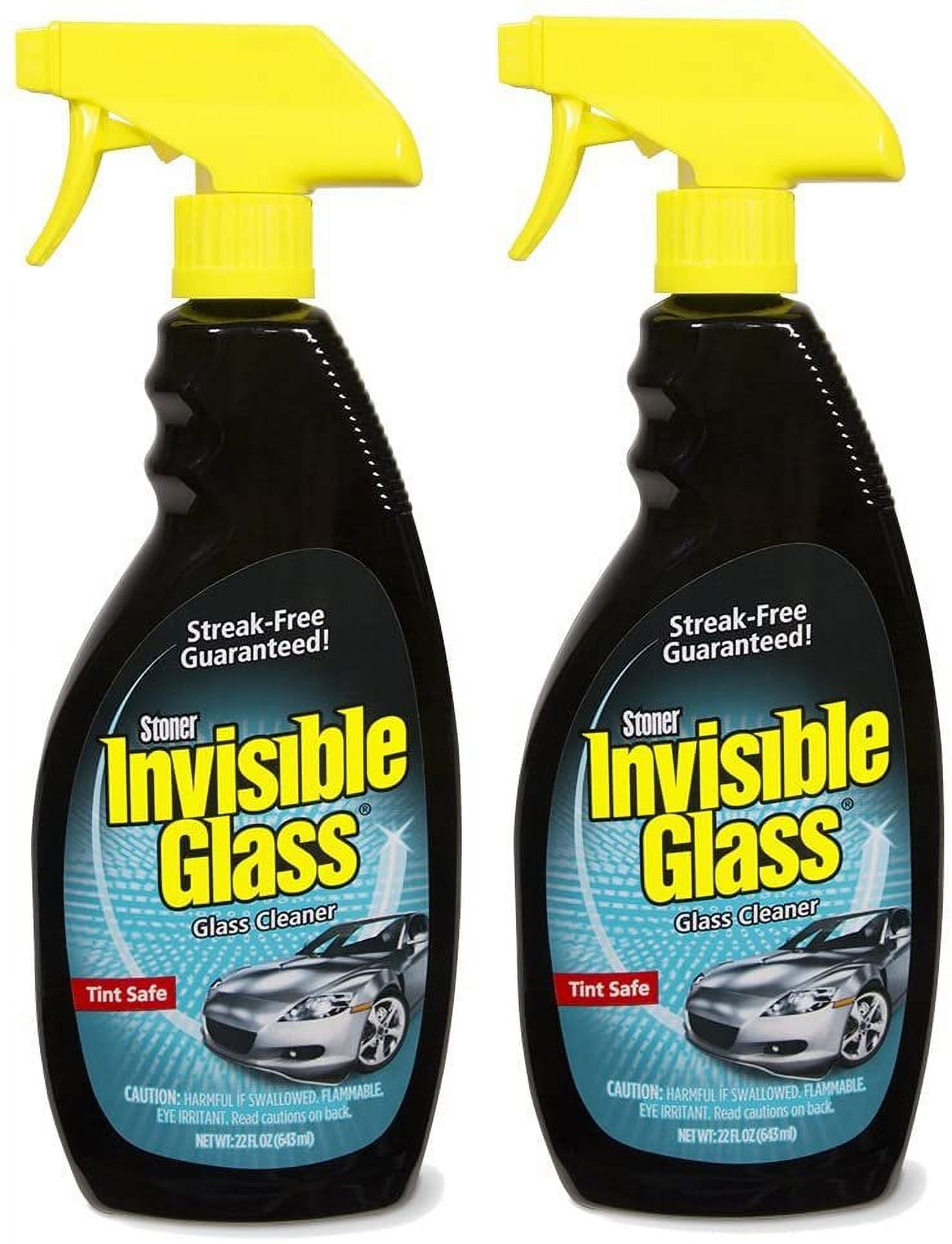 Invisible Glass 92164-2PK 22-Ounce Premium Glass Cleaner and Window Spray for Auto and Home Provides a Streak-Free Shine on Windows, Windshields, and Mirrors is Residue and Ammonia Free and Tint Safe - image 1 of 6