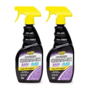 Invisible Glass 92183-2PK Hybrid Ceramic Rain Repellent and Glass Cleaner Cleans and Protects Car Windows and Windshields with Long-Lasting Water-Repellent Si02 Technology, 16 Fl Oz, Pack of 2
