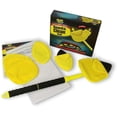 thumbnail image 1 of Invisible Glass 95164 Reach and Clean Tool Wet-Dry Pro Window and Windshield Wand Glass Cleaning Tool has Extendable Handle and Washable Reusable Microfiber Cloth for Auto Interior and Exterior Glass, 1 of 7
