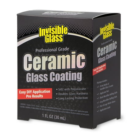 Invisible Glass Ceramic Coating 95151 Automotive Cleaner, 16 oz