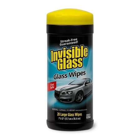 28CT Invis Glass Wipes