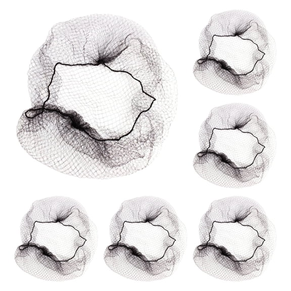 Invisible Hair Nets, 18 Inch Elastic Bun Cover for Ballet Dance Exams, Strong Hold Mesh Snood for Ballerina, Nurse, Chef, Professional Sleek Bun Maker, 5 Pcs