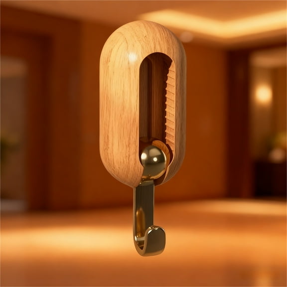 Invisible Heavy Duty Hooks 22 lbs Load Reusable Waterproof Adhesive No Residue Removal for Walls Kitchen Bathroom 1 pc