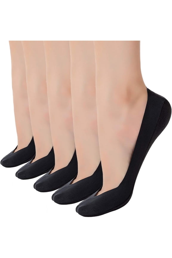 Invisible Ice Silk Breathable Non-Slip Socks ,Womens No Show Thin Socks Cotton Nylon Low Cut Liner Non Slip hidden Invisible Socks for Flats Sneaker