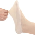 thumbnail image 1 of Invisible Ice Silk Breathable Non-Slip Socks ,Womens No Show Thin Socks Cotton Nylon Low Cut Liner Non Slip hidden Invisible Socks for Flats Sneaker, 1 of 11