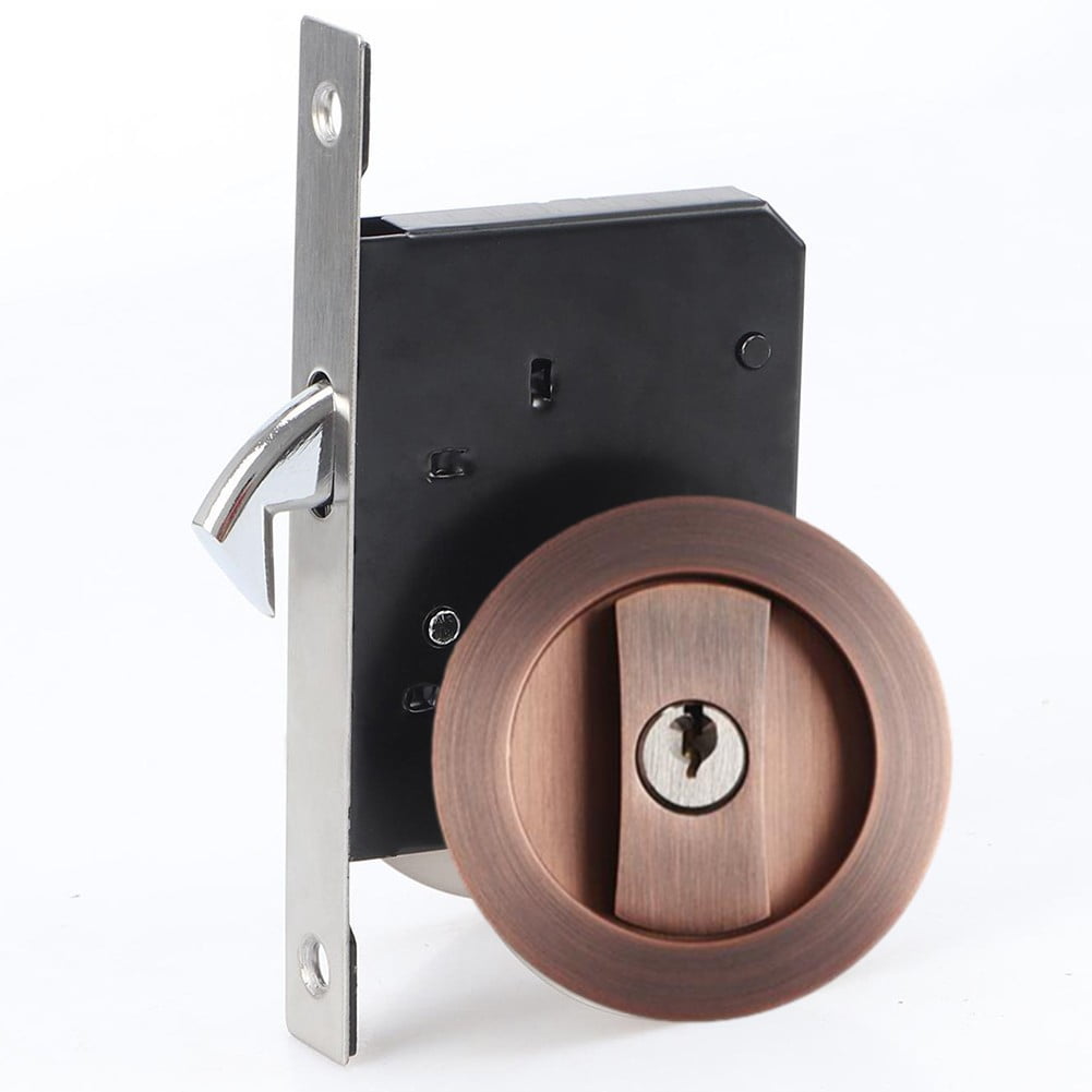 Invisible Indoor Single Side Door Lock With Key Single Hook for Sliding ...