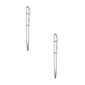 Invisible Ink Pen with UV Light, 2Pcs Disappearing Ink Spy Pen for Secret Messages Party Birthday Gifts, White