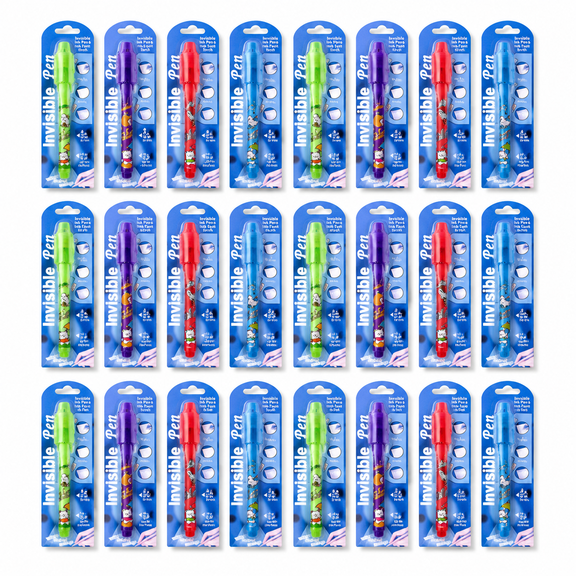 Invisible Ink Pens with UV Light 24 Count Magic Markers
