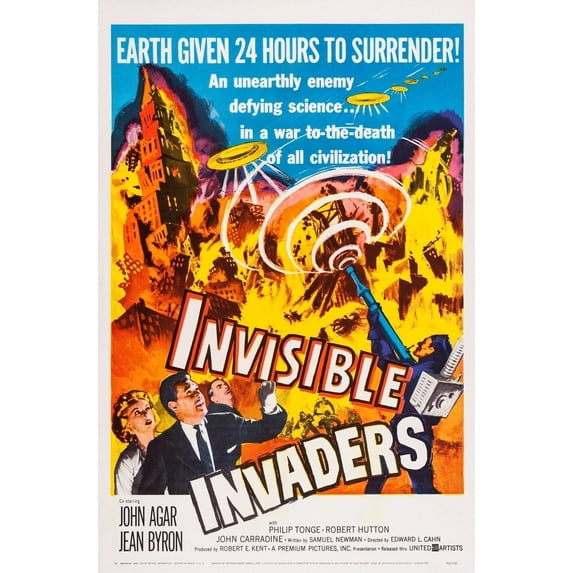 Invisible Invaders U Movie Poster Masterprint