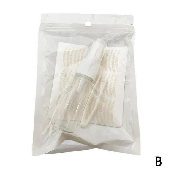 Invisible Lace Mesh Double Eyelid Lift Strip Tape Adhesive W/Tweezer XC U4Q2