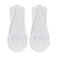 thumbnail image 1 of Invisible Lace Not Show Half Toe Socks With Slingback Breathable Cotton Liner Socks For Women Casual Shoe Hosiery, 1 of 8