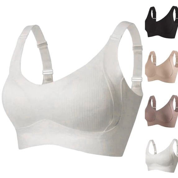 Invisible Lift Bra, Invisible L ift Bra, Adjustable Wireless Bras for Older Women 2026 White 46