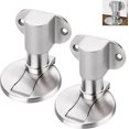 thumbnail image 1 of Yardley London Magnetic Door Stopper Floor Mount Silver 2 Pack, 1 of 7
