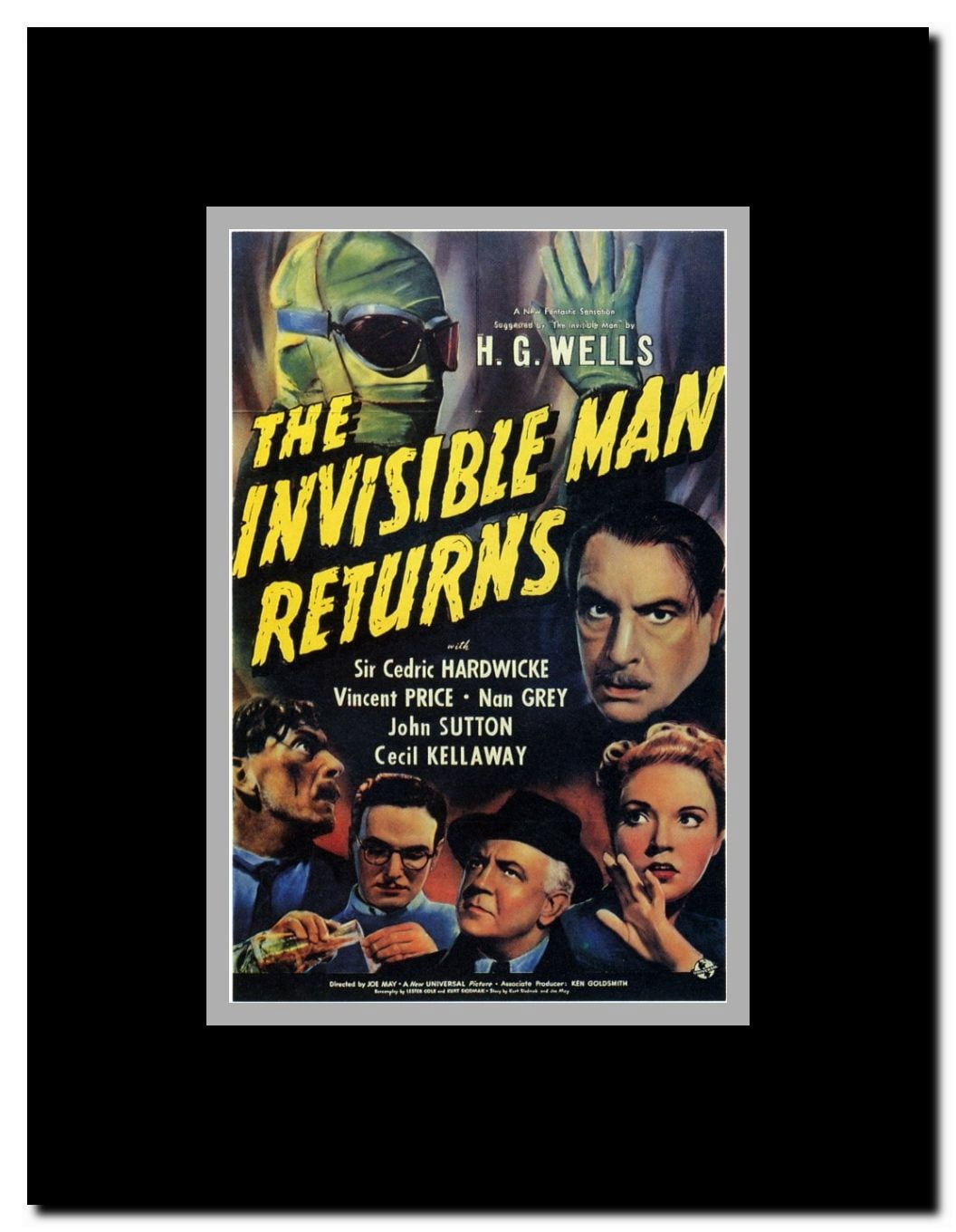Invisible Man Returns The Framed Movie Poster