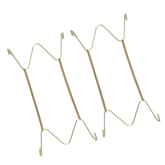 Invisible Metal Wire Plate Hangers, Dish Display Holder With Smooth Tip Plate, Wire Hanging Hanger Flexible With Display 8 Inch