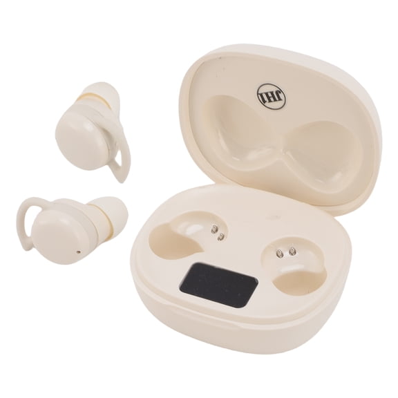 Invisible Mini Bluetooth 5.4 Wireless Earbuds Lightweight Small Gaming Earphones Noise Isolating for Running Sleep Sports, 10 inches / 25.4 cm Nude